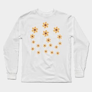 Yellow Mini flower Long Sleeve T-Shirt